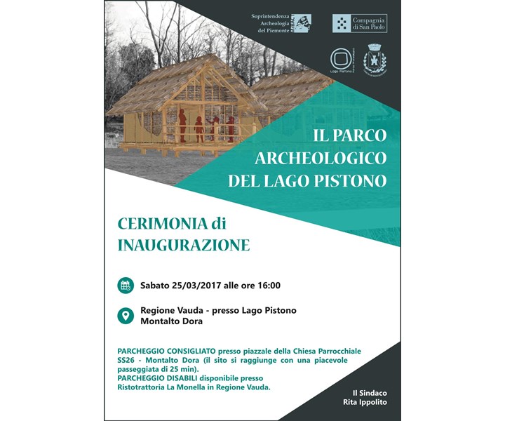 INAUGURAZIONE PARCO ARCHEOLOGICO DEL LAGO PISTONO