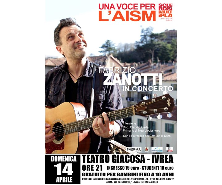 UNA VOCE PER L'AISM - CONCERTO DI FABRIZIO ZANOTTI