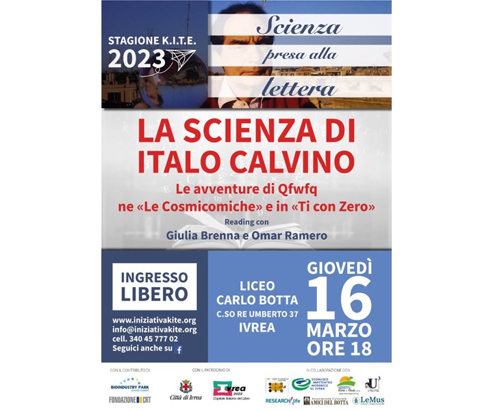 STAGIONE K.I.T.E. 2023 - SCIENZA PRESA ALLA LETTERA