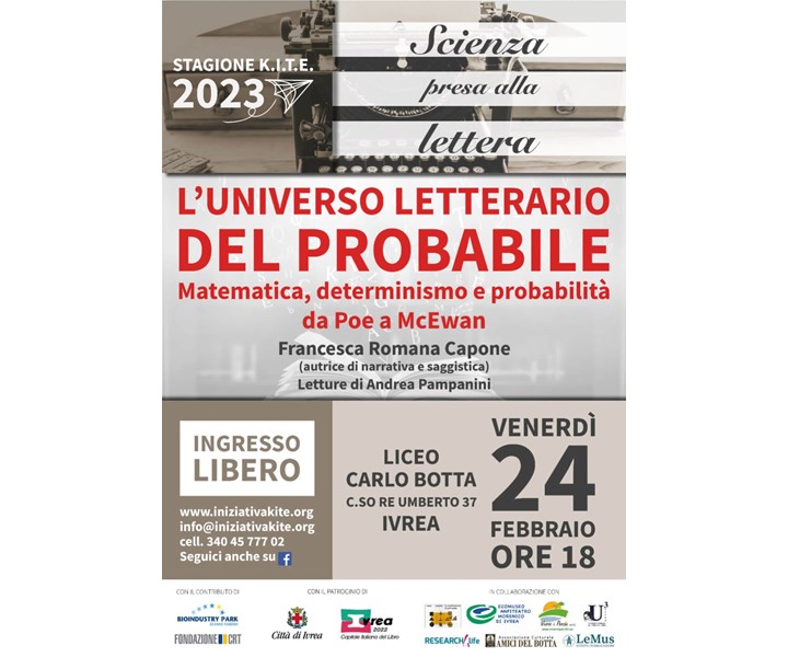 STAGIONE K.I.T.E. 2023 - SCIENZA PRESA ALLA LETTERA