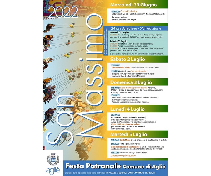 FESTA PATRONALE DI SAN MASSIMO