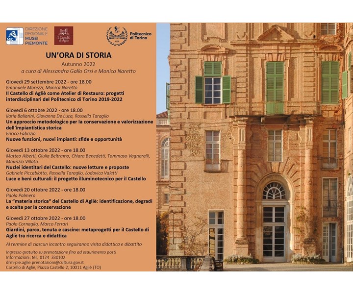 CICLO DI CONFERENZE “UN’ORA DI STORIA" - AUTUNNO 2022