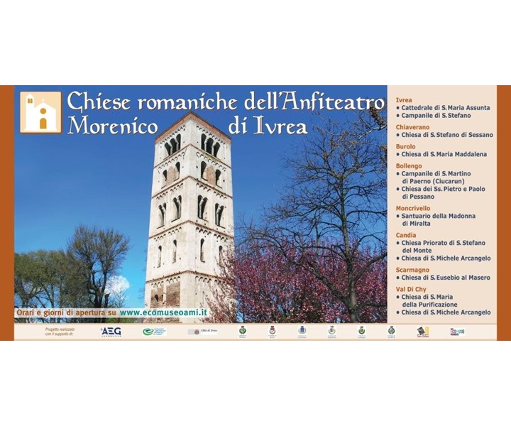 CHIESE ROMANICHE DELL'ANFITEATRO MORENICO DI IVREA 2024