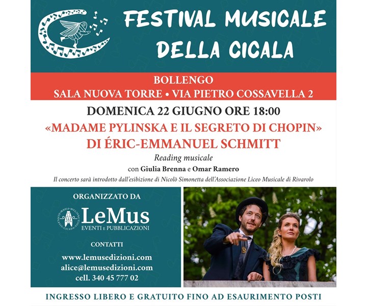 FESTIVAL MUSICALE DELLA CICALA - Madama Pylinska e il segreto di Chopin