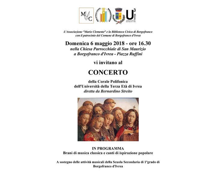 CONCERTO DELLA CORALE POLIFONICA DELL'UNI3 DI IVREA