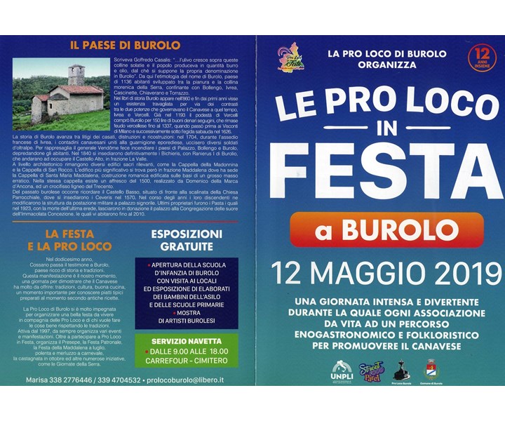 PRO LOCO IN FESTA 2019 - BUROLO