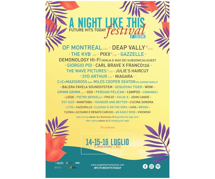 A NIGHT LIKE THIS FESTIVAL - INDEPENDENT MUSIC AND ARTS FESTIVAL  2017
