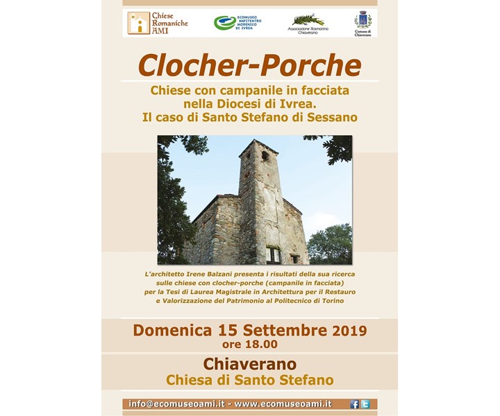 CLOCHER-PORCHE. CHIESE CON CAMPANILE IN FACCIATA NELLA DIOCESI DI IVREA