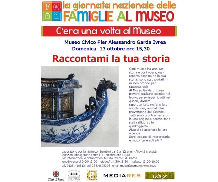 C'ERA UNA VOLTA AL MUSEO - RACCONTAMI LA TUA STORIA
