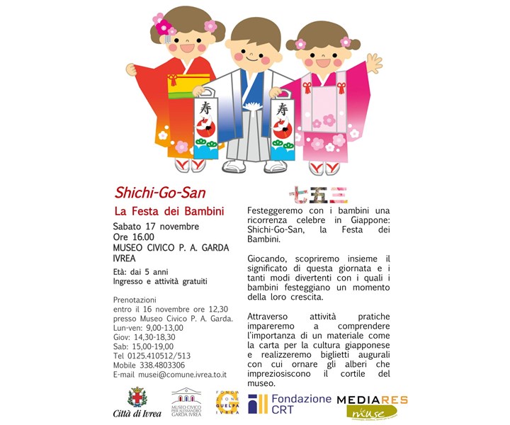 SHICHI-GO-SAN - FESTA DEI BAMBINI AL MUSEO CIVICO PIER ALESSANDRO GARDA