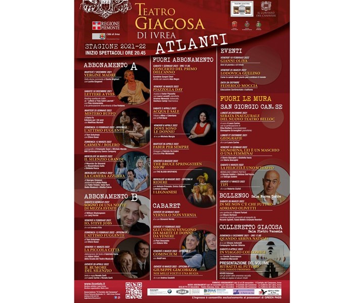 TEATRO GIACOSA DI IVREA - STAGIONE 2021/2022