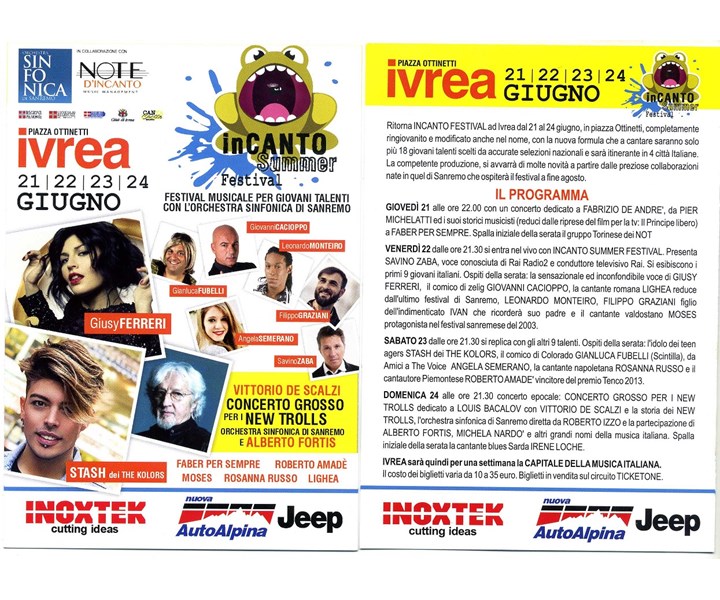 INCANTO SUMMER FESTIVAL - 5ª EDIZIONE
