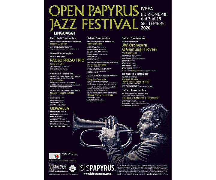OPEN PAPYRUS JAZZ FESTIVAL D'IVREA  - 40ª EDIZIONE