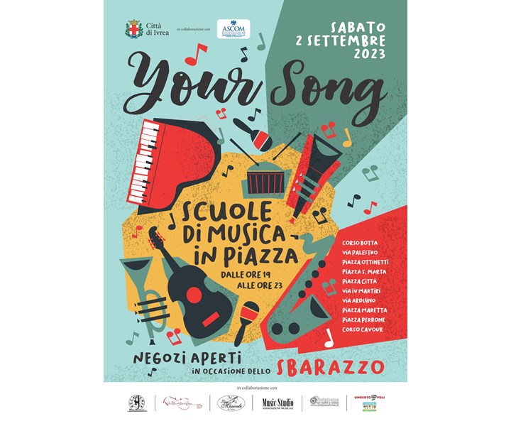 YOUR SONG - SCUOLE DI MUSICA IN PIAZZA E SBARAZZO