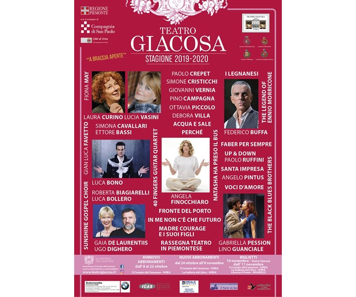 TEATRO GIACOSA DI IVREA - STAGIONE 2019/2020