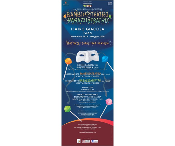 25ª EDIZIONE RASSEGNA TEATRALE BAMBINIATEATRO & RAGAZZIATEATRO