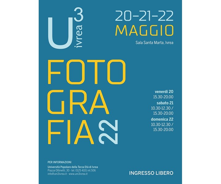 MOSTRA FOTOGRAFICA DEGLI ALLIEVI DEI CORSI UNI3 IVREA