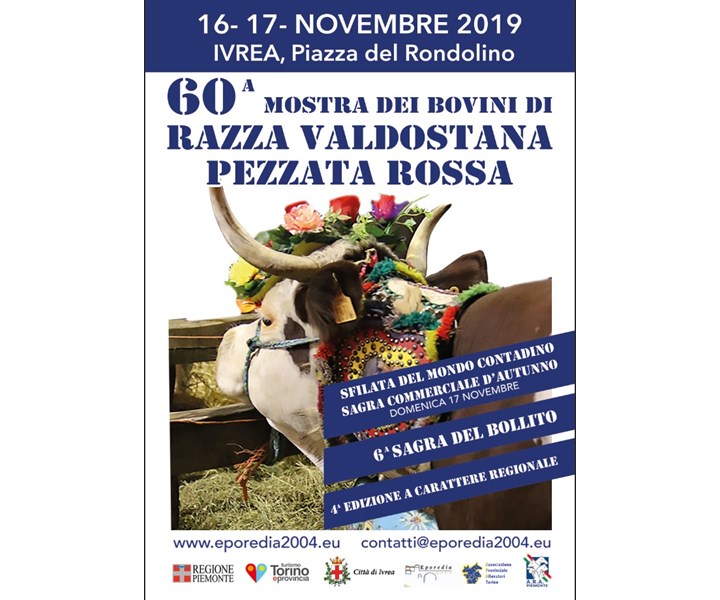 60ª MOSTRA DEI BOVINI DI RAZZA VALDOSTANA PEZZATA ROSSA - 6ª SAGRA DEL BOLLITO