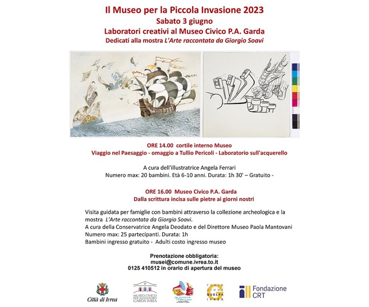 LABORATORI CREATIVI AL MUSEO P.A. GARDA
