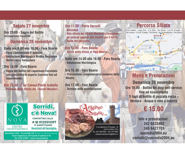 61ª MOSTRA DEI BOVINI DI RAZZA VALDOSTANA PEZZATA ROSSA - 7ª SAGRA DEL BOLLITO