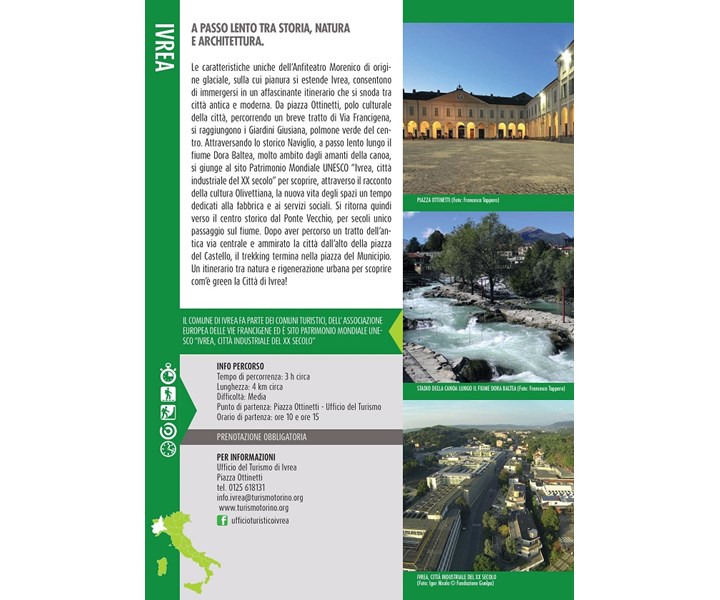 XVII GIORNATA NAZIONALE DEL TREKKING URBANO - IVREA: A PASSO LENTO TRA STORIA, NATURA E ARCHITETTURA