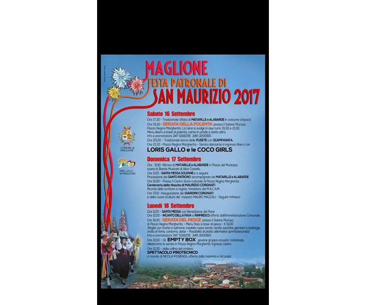 FESTA PATRONALE DI SAN MAURIZIO - MAGLIONE