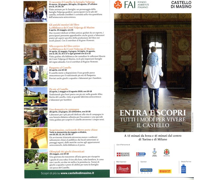 ALLA SCOPERTA DEL LIBRO ANTICO: LA BIBLIOTECA DEI CONTI VALPERGA DI MASINO