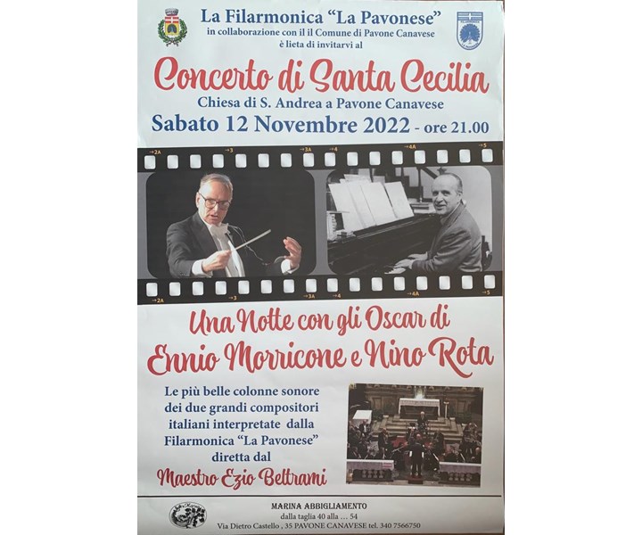 CONCERTO DI SANTA CECILIA A PAVONE CANAVESE