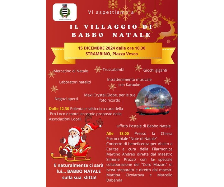IL VILLAGGIO DI BABBO NATALE A STRAMBINO