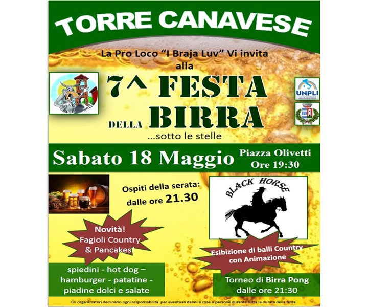 7ª FESTA DELLA BIRRA...SOTTO LE STELLE
