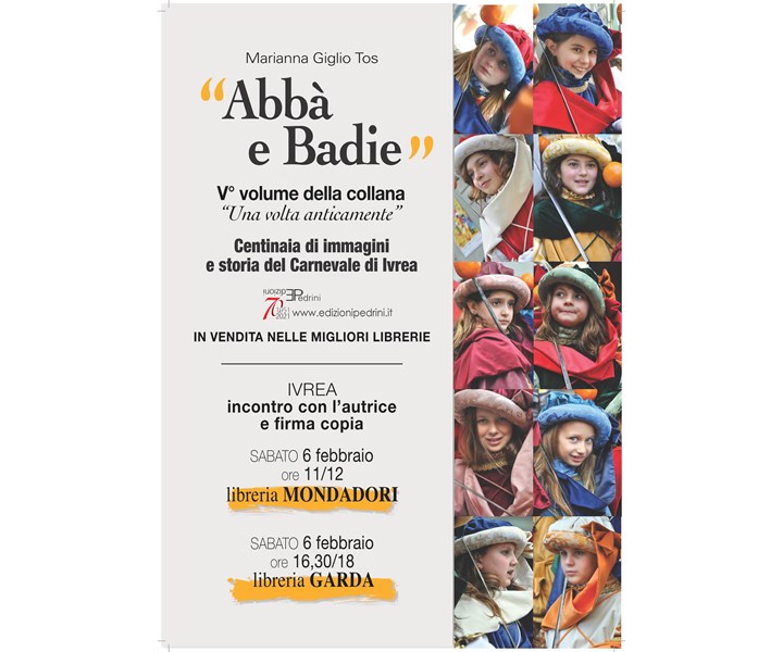 PRESENTAZIONE LIBRO CARNEVALE DI IVREA “ABBÀ E BADIE”