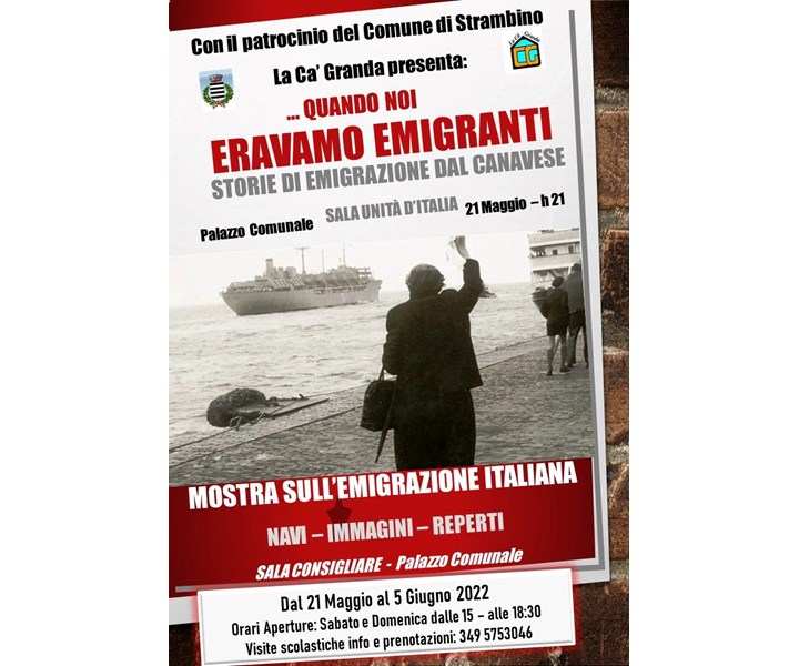 ...QUANDO NOI ERAVAMO EMIGRANTI. STORIE DI EMIGRAZIONE DAL CANAVESE